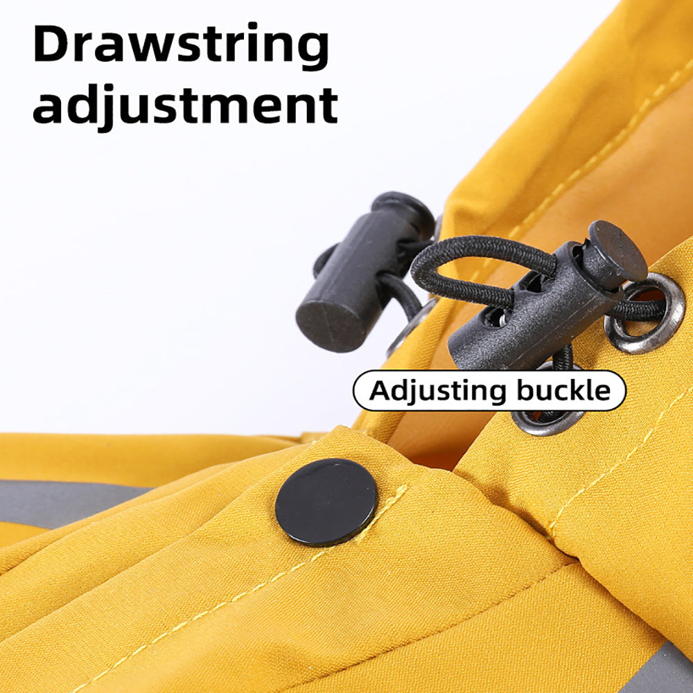 Dog Raincoat With Reflective Strap