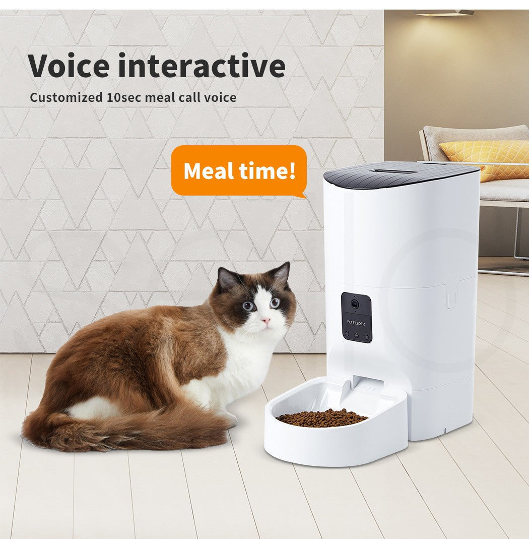 Pawz 9L Auto Pet Feeder Automatic Camera Cat Dog Smart Wifi App Food Dispenser