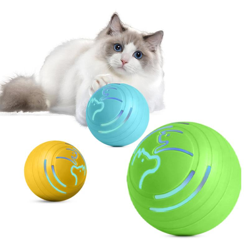 2-In-1 Auto-Rolling Cat Toy & Dog Chase Ball with Motion Sensor️