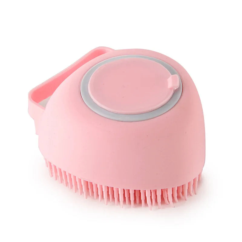 Pet Dog Shampoo Brush Cat Massage Comb Grooming Scrubber for Bathing Short Hair Soft Silicone Rubber Pet Shower Accessories