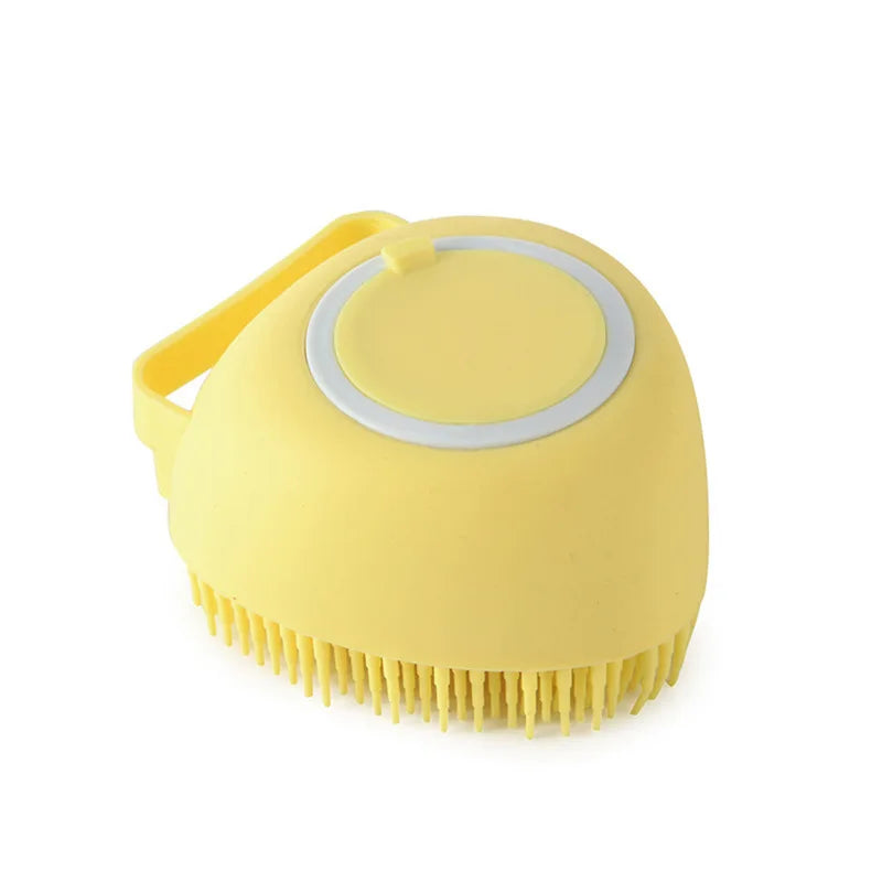 Pet Dog Shampoo Brush Cat Massage Comb Grooming Scrubber for Bathing Short Hair Soft Silicone Rubber Pet Shower Accessories