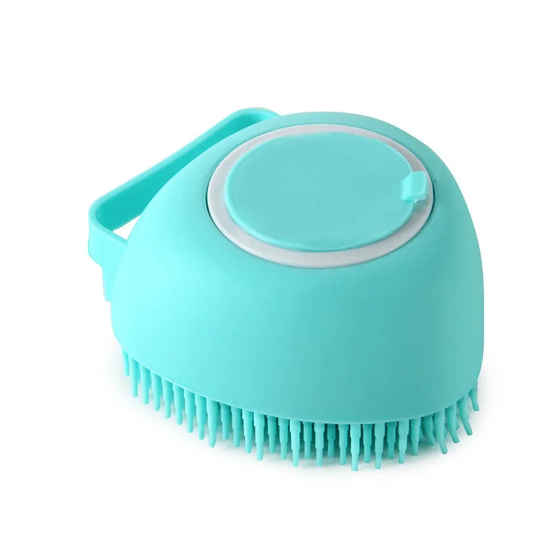 Pet Dog Shampoo Brush Cat Massage Comb Grooming Scrubber for Bathing Short Hair Soft Silicone Rubber Pet Shower Accessories