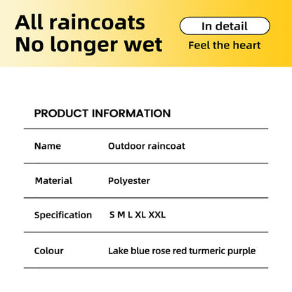 Dog Raincoat With Reflective Strap